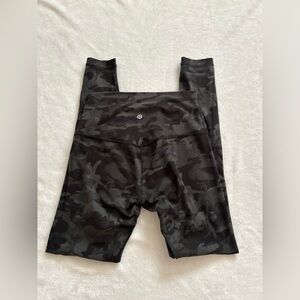 Lululemon Align Pant *Full Length 28" Incognito Camo Multi Gator Green (First Re